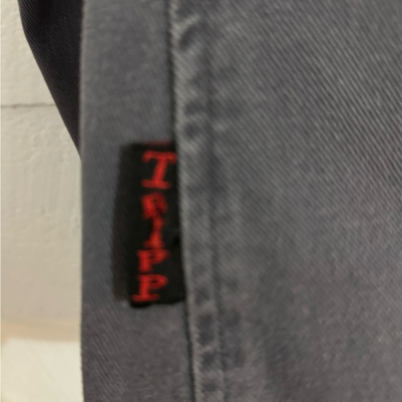 Tripp NYC Double-Breasted Gray Jacket Pea Coat Medium - Picture 4 of 12